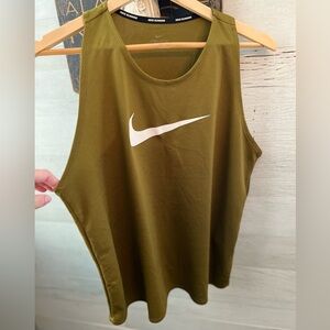 Nike Women's Olive Sleeveless Top
